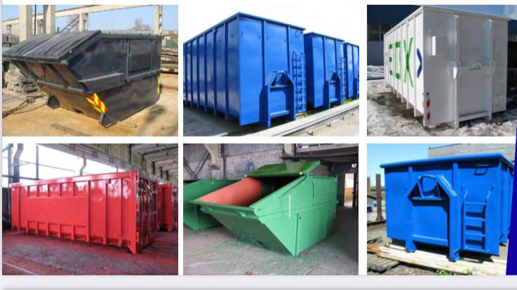 Metāla konteineru ražošana (Hooklift dumper tips)